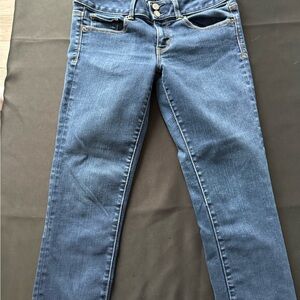 American Eagle Outfitters Women's Dark Blue Stretch Jeans Artist Size: 6